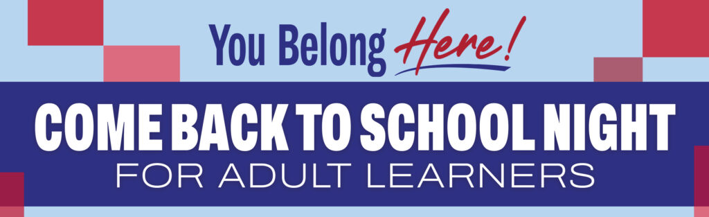 come back to school night header