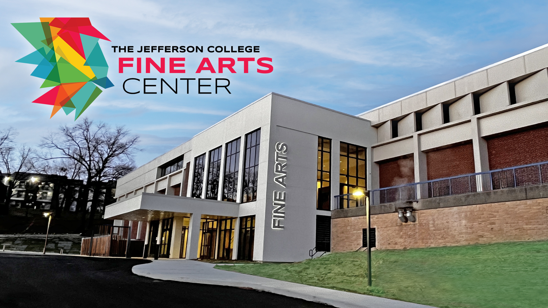 Visual reference of Jefferson College Fine Arts Center PowerPoint Cover